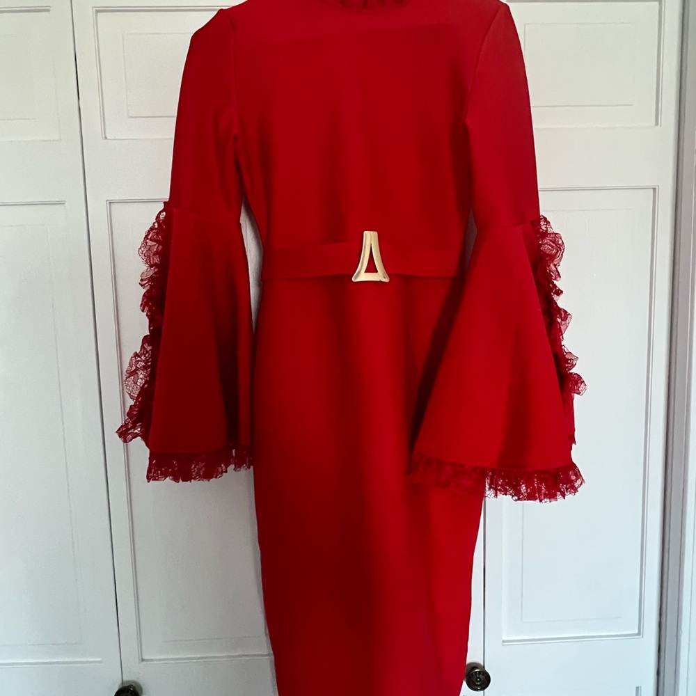 Red dress - Picture 3 of 3
